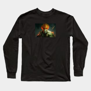 Blanka Street Fighter - Original Artwork Long Sleeve T-Shirt